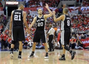O "Big 3" dos Spurs continua dominando os adversários