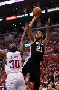 Tim Duncan tem sido decisivo na série contra os Clippers